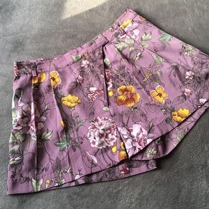 Floral print shorts